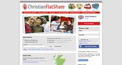 Desktop Screenshot of christianflatshare.org