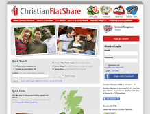 Tablet Screenshot of christianflatshare.org